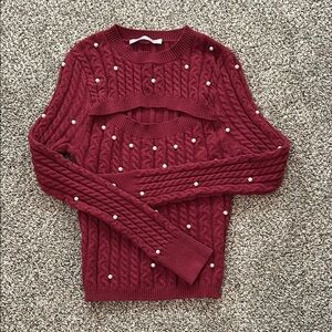 Red by BKE Pearl Sweater